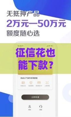 征信花也能下款？这5个低门槛贷款口子快收藏！