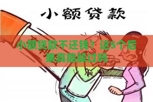 小额贷款不还钱？这5个后果真能躲过吗