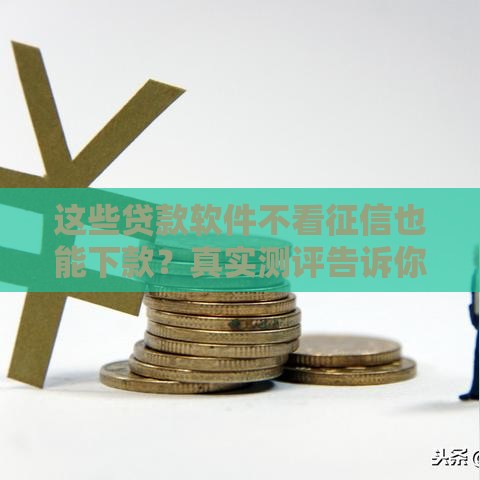 这些贷款软件不看征信也能下款？真实测评告诉你答案