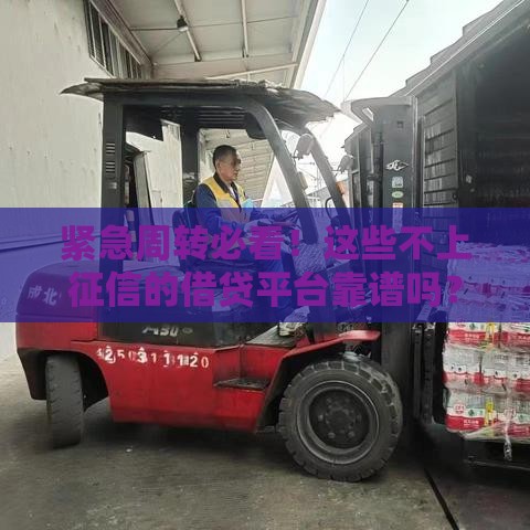 紧急周转必看！这些不上征信的借贷平台靠谱吗？优缺点一次说清