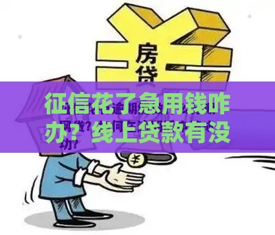 征信花了急用钱咋办？线上贷款有没有不看征信的靠谱渠道