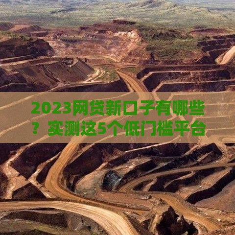 2023网贷新口子有哪些？实测这5个低门槛平台通过率高