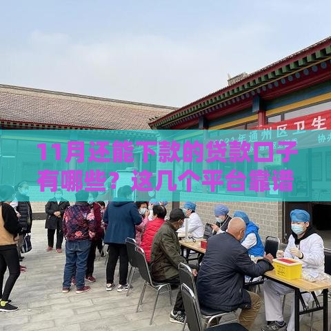 11月还能下款的贷款口子有哪些？这几个平台靠谱又好申请！