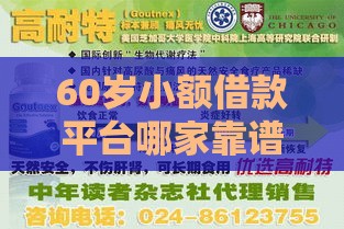 60岁小额借款平台哪家靠谱？退休人士必看攻略！