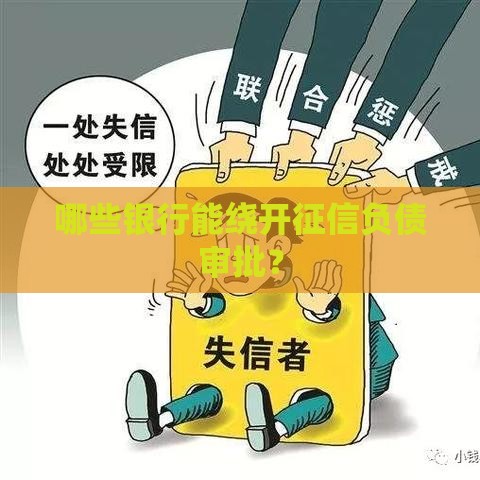 哪些银行能绕开征信负债审批？