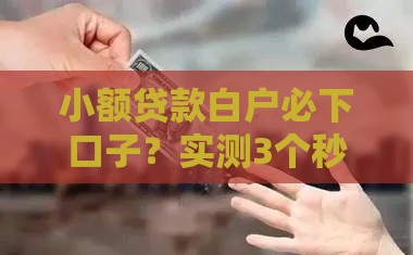 小额贷款白户必下口子？实测3个秒批平台+避坑技巧