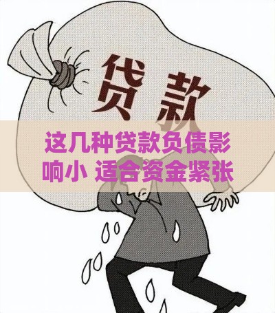 这几种贷款负债影响小 适合资金紧张人群
