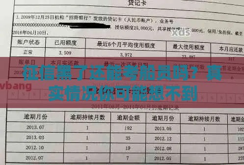 征信黑了还能考船员吗？真实情况你可能想不到