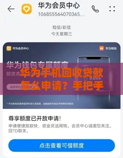 华为手机回收贷款怎么申请？手把手教你快速下款技巧