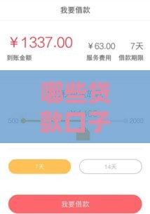 哪些贷款口子容易下款？这5个正规平台通过率高且快速到账