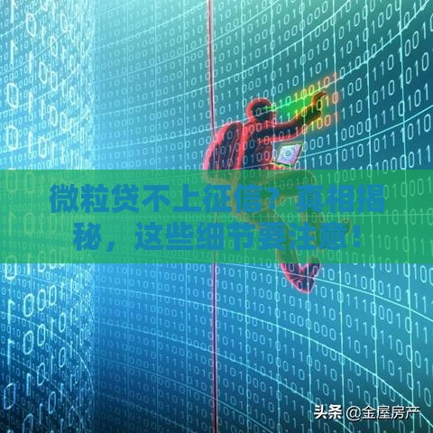 微粒贷不上征信？真相揭秘，这些细节要注意！