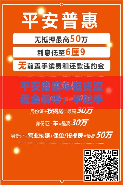 平安普惠车抵贷流程全解析：手把手教你快速申请到账