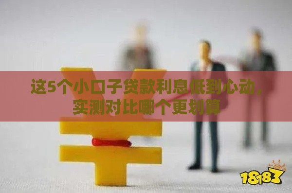 这5个小口子贷款利息低到心动，实测对比哪个更划算