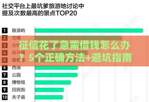 征信花了急需借钱怎么办？5个正确方法+避坑指南