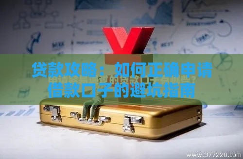 贷款攻略：如何正确申请借款口子的避坑指南