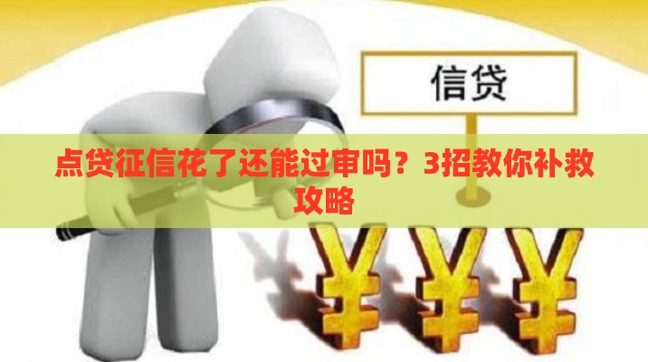 点贷征信花了还能过审吗？3招教你补救攻略