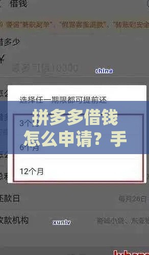 拼多多借钱怎么申请？手把手教你操作步骤
