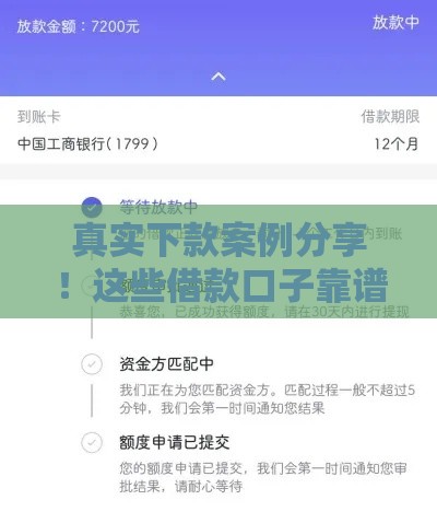 真实下款案例分享！这些借款口子靠谱吗？避坑指南+申请技巧