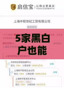 5家黑白户也能下款的良心网贷平台推荐