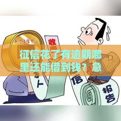 征信花了有逾期哪里还能借到钱？急用必看这几个靠谱渠道！