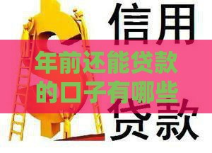 年前还能贷款的口子有哪些？急用钱必看的最新盘点！