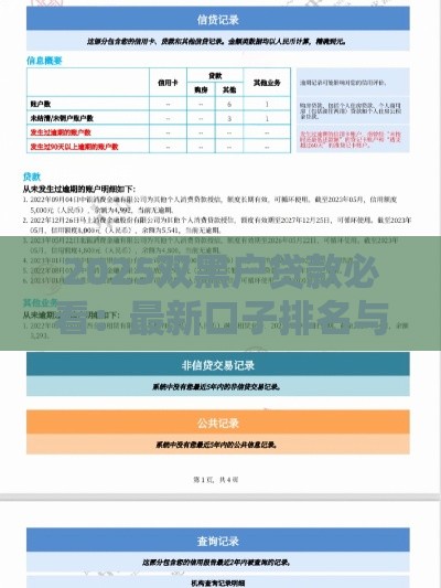 2025双黑户贷款必看：最新口子排名与避坑攻略