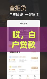 哎，白户贷款额度高的口子到底在哪？实测5个良心平台