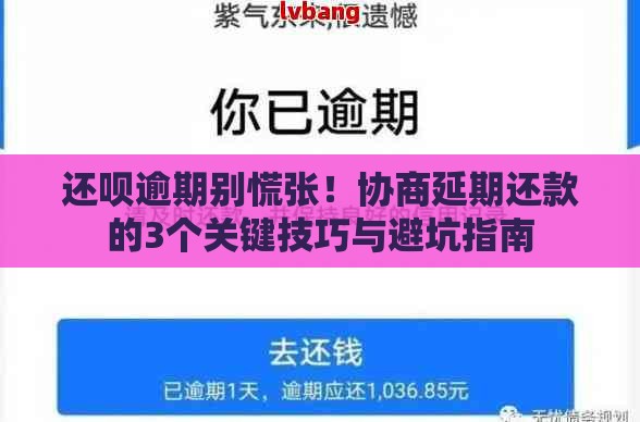 还呗逾期别慌张！协商延期还款的3个关键技巧与避坑指南