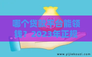 哪个贷款平台能领钱？2023年正规渠道推荐指南
