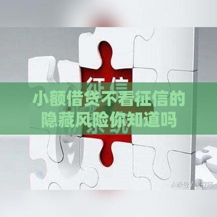 小额借贷不看征信的隐藏风险你知道吗