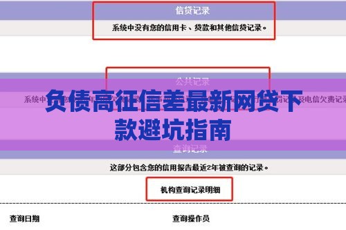 负债高征信差最新网贷下款避坑指南