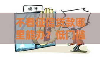 不看征信贷款哪里能办？低门槛渠道全解析