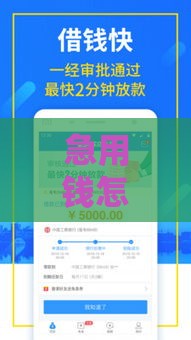 急用钱怎么办？私人借钱5000元快速到账攻略