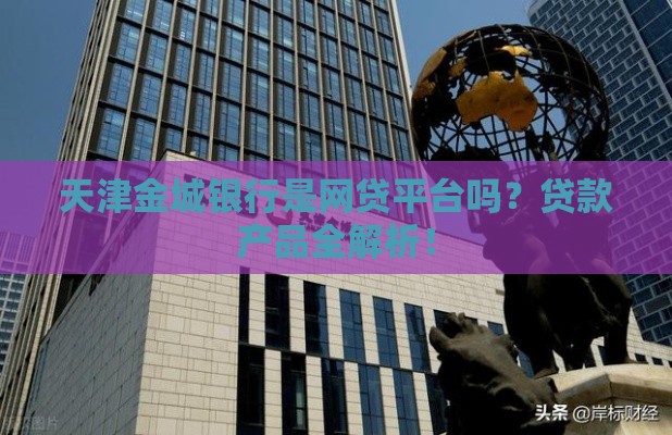 天津金城银行是网贷平台吗？贷款产品全解析！