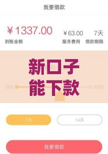 新口子能下款的有吗？这几家平台确实靠谱！