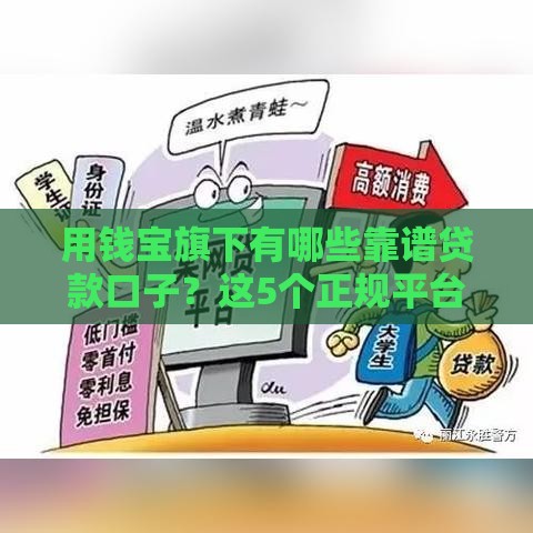 用钱宝旗下有哪些靠谱贷款口子？这5个正规平台能救急