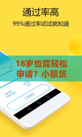 18岁也能轻松申请？小额贷款无征信秒通过全攻略