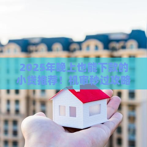 2025年晚上也能下款的小贷推荐！机审秒过攻略+避坑指南，急用钱必看