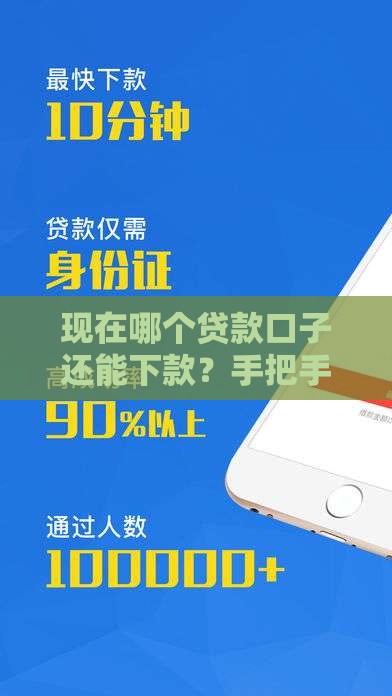 现在哪个贷款口子还能下款？手把手教你找靠谱渠道