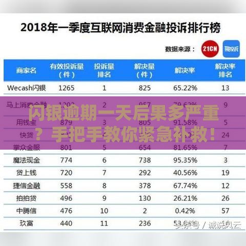 闪银逾期一天后果多严重?手把手教你紧急补救! 闪银逾期一天后果多严重?手把手教你紧急补救!