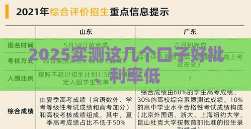 2025实测这几个口子好批、利率低