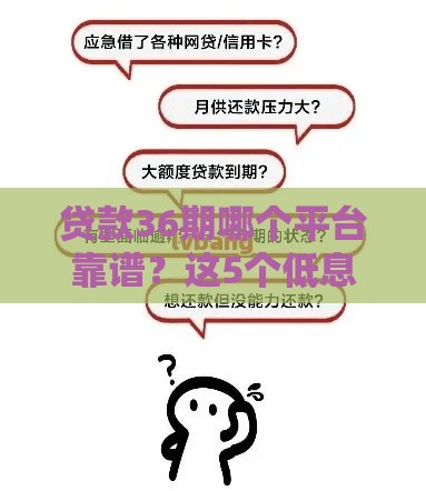 贷款36期哪个平台靠谱？这5个低息方案轻松缓解还款压力