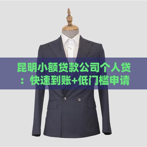 昆明小额贷款公司个人贷：快速到账+低门槛申请攻略