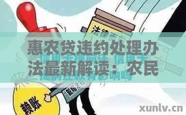 惠农贷违约处理办法最新解读：农民必看的应对方案！