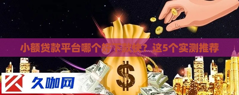 小额贷款平台哪个好下款快？这5个实测推荐