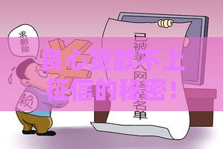 良心贷款不上征信的秘密！这5类平台安全借钱不坑人