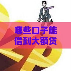 哪些口子能借到大额贷款？这几个渠道靠谱又省心