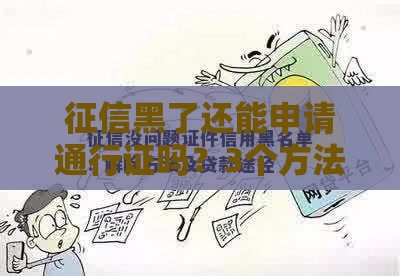 征信黑了还能申请通行证吗？3个方法帮你破局