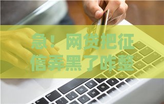 急！网贷把征信弄黑了咋整？手把手教你补救妙招