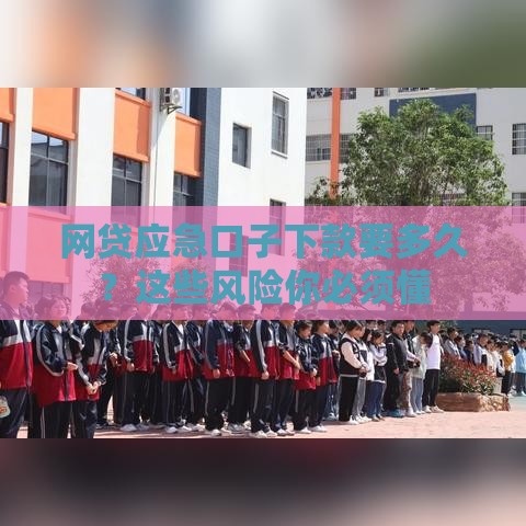 网贷应急口子下款要多久？这些风险你必须懂